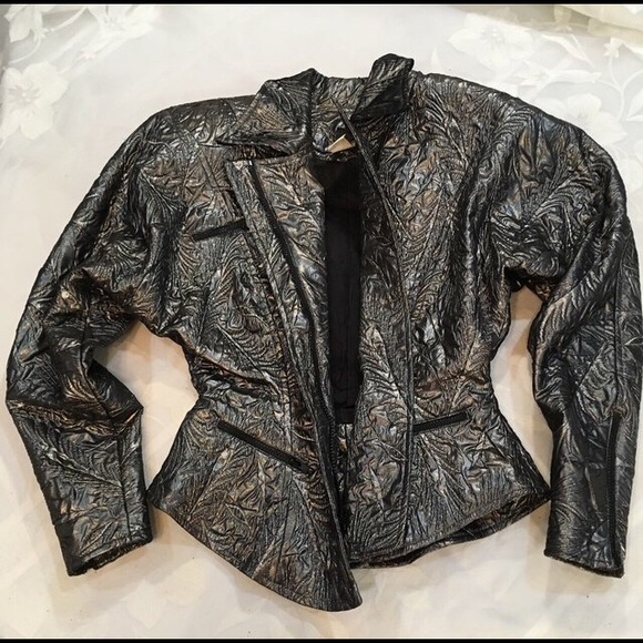 Vintage Jackets & Blazers - 🎉HP🎉Vintage IIF Metallic Space Age Jacket